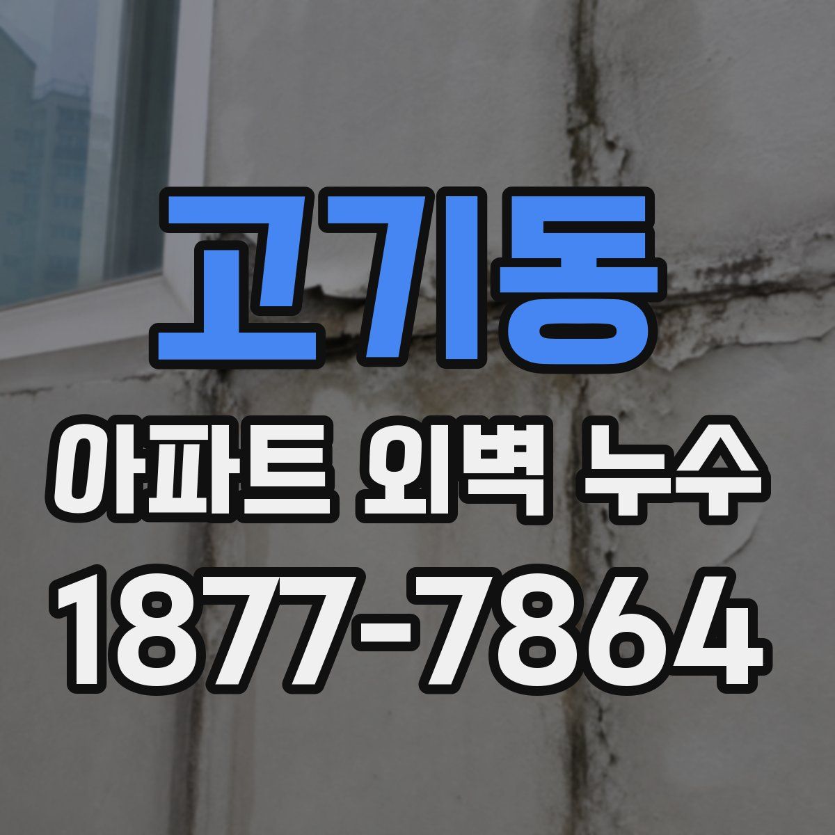 고기동 아파트 외벽 누수