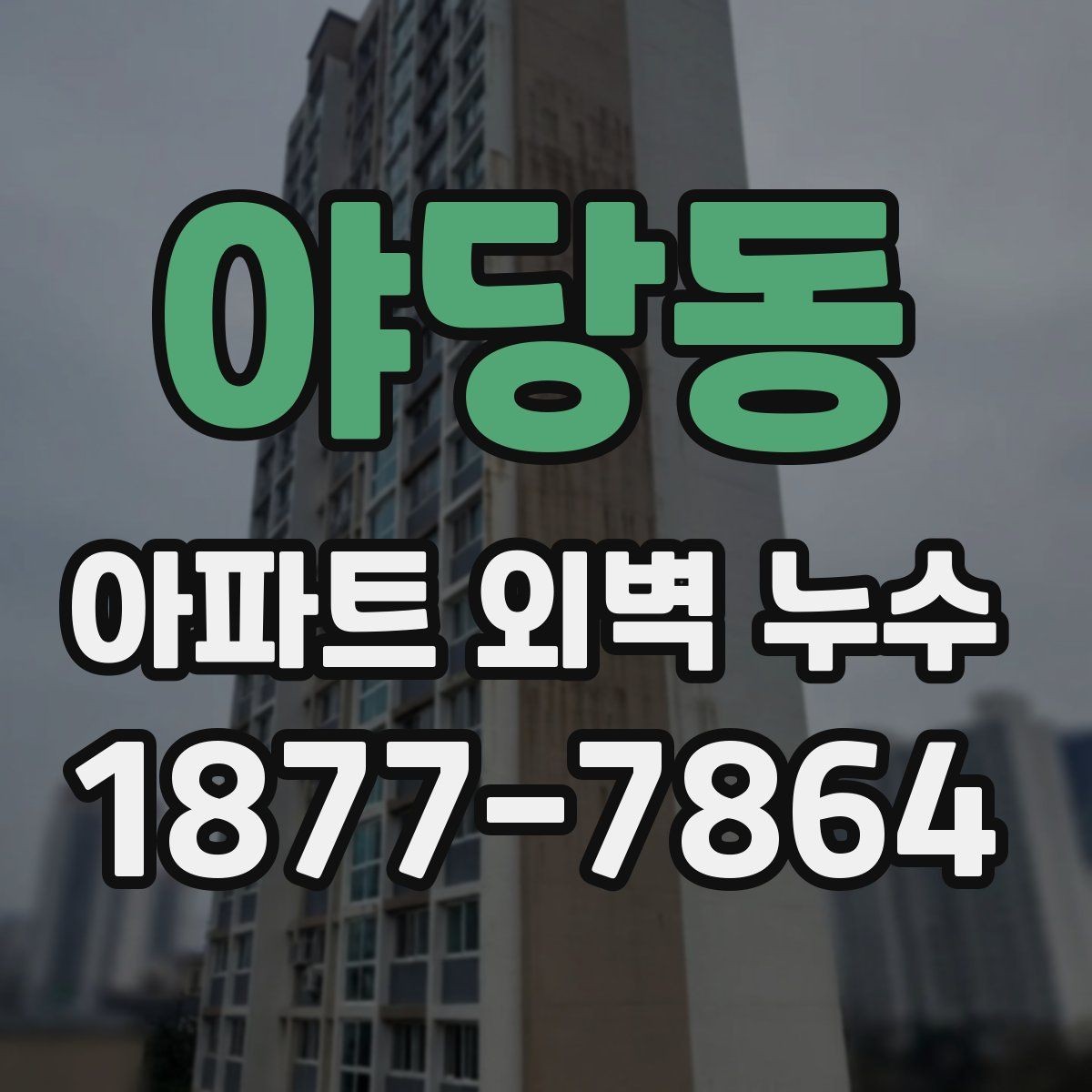 야당동 아파트 외벽 누수 비용은 어떻게 달라질까
