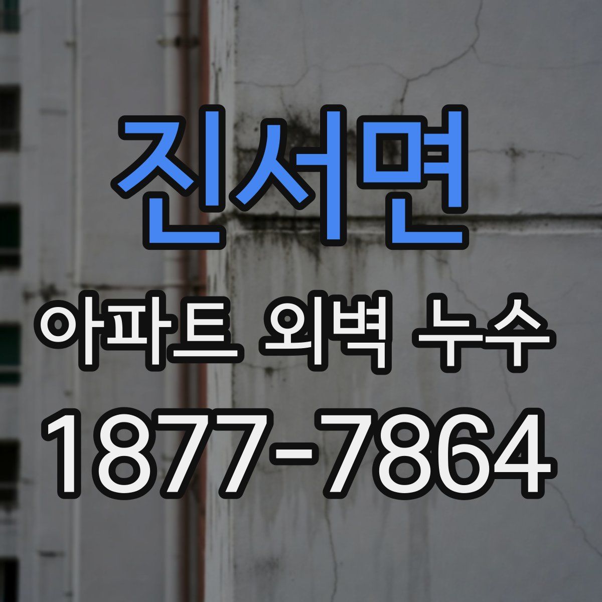 진서면 아파트 외벽 누수