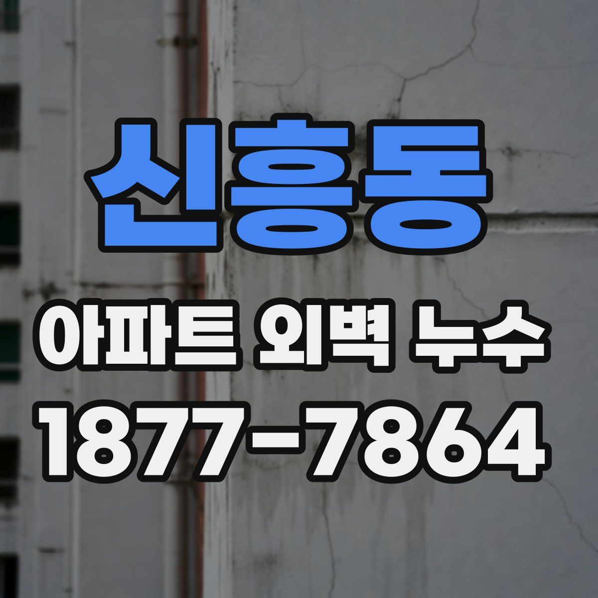 신흥동 아파트 외벽 누수