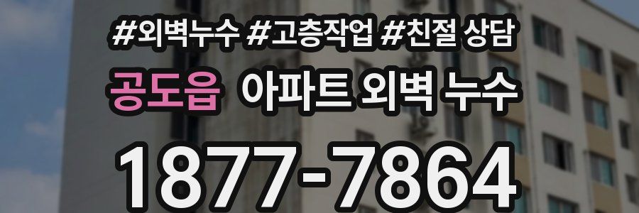 공도읍 아파트 외벽 누수