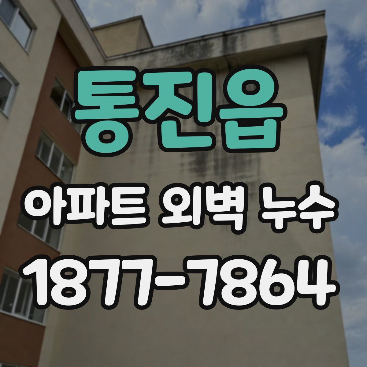 통진읍 아파트 외벽 누수