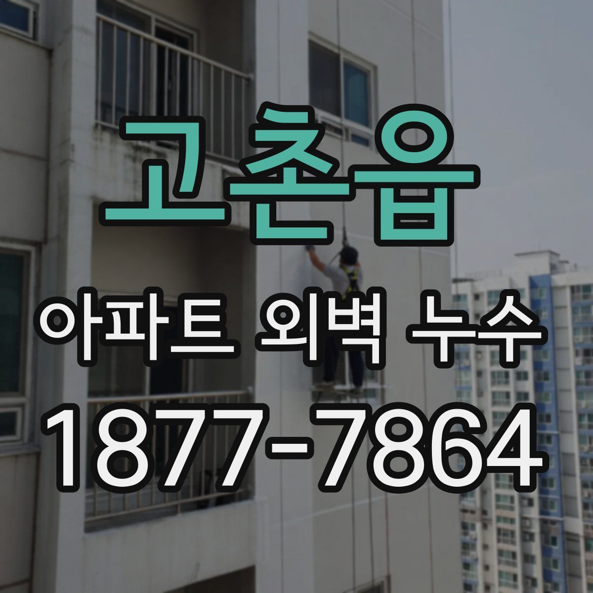 고촌읍 아파트 외벽 누수
