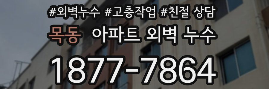 목동 아파트 외벽 누수