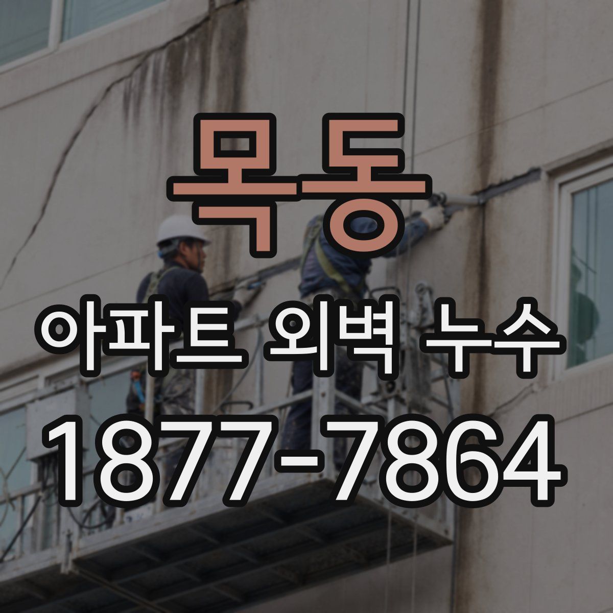 목동 아파트 외벽 누수