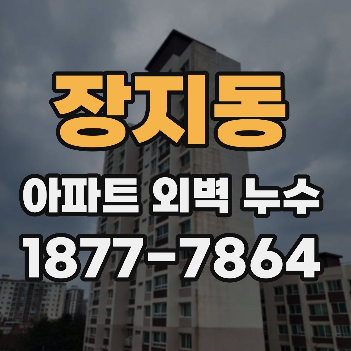 장지동 아파트 외벽 누수