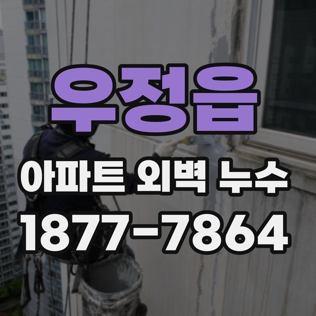 우정읍 아파트 외벽 누수
