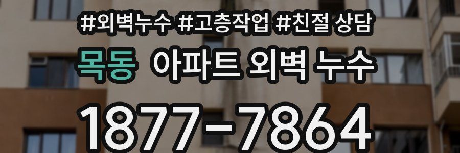 목동 아파트 외벽 누수