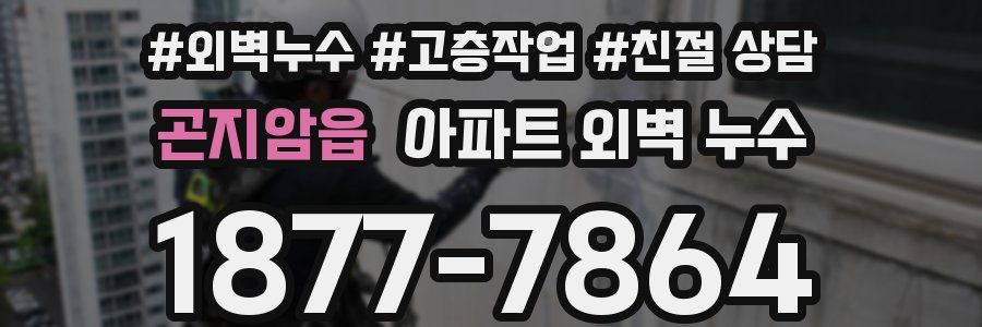 곤지암읍 아파트 외벽 누수