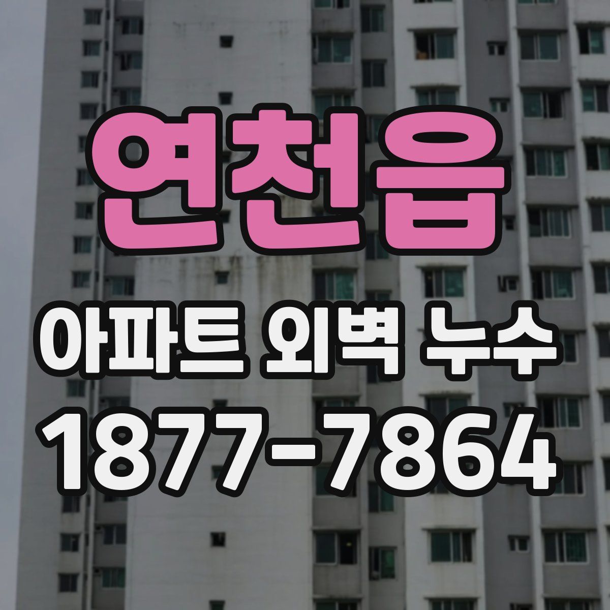연천읍 아파트 외벽 누수