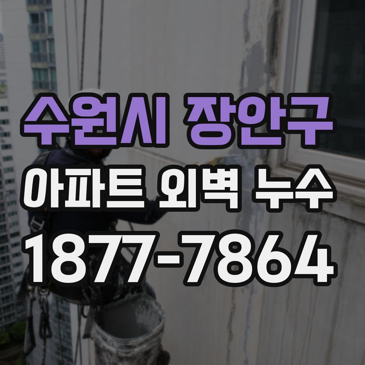 수원시 장안구 아파트 외벽 누수