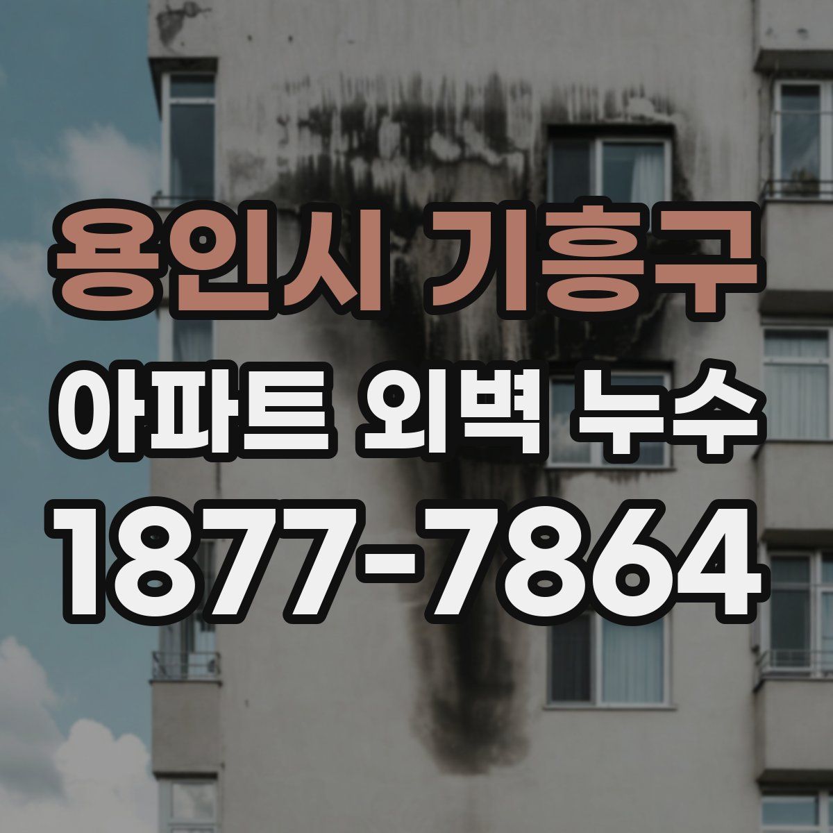 용인시 기흥구 아파트 외벽 누수