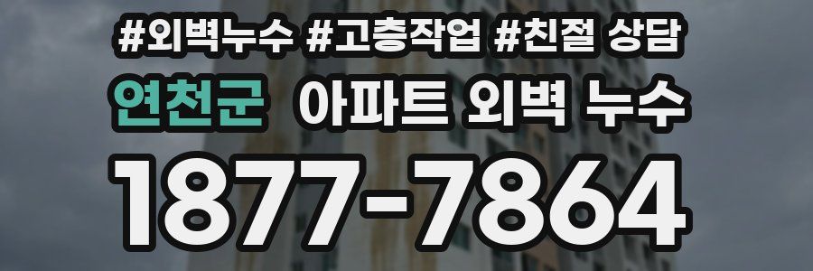 연천군 아파트 외벽 누수
