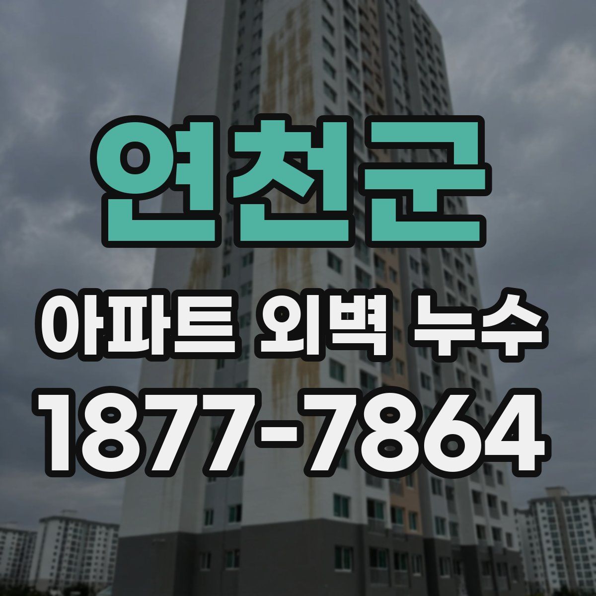 연천군 아파트 외벽 누수
