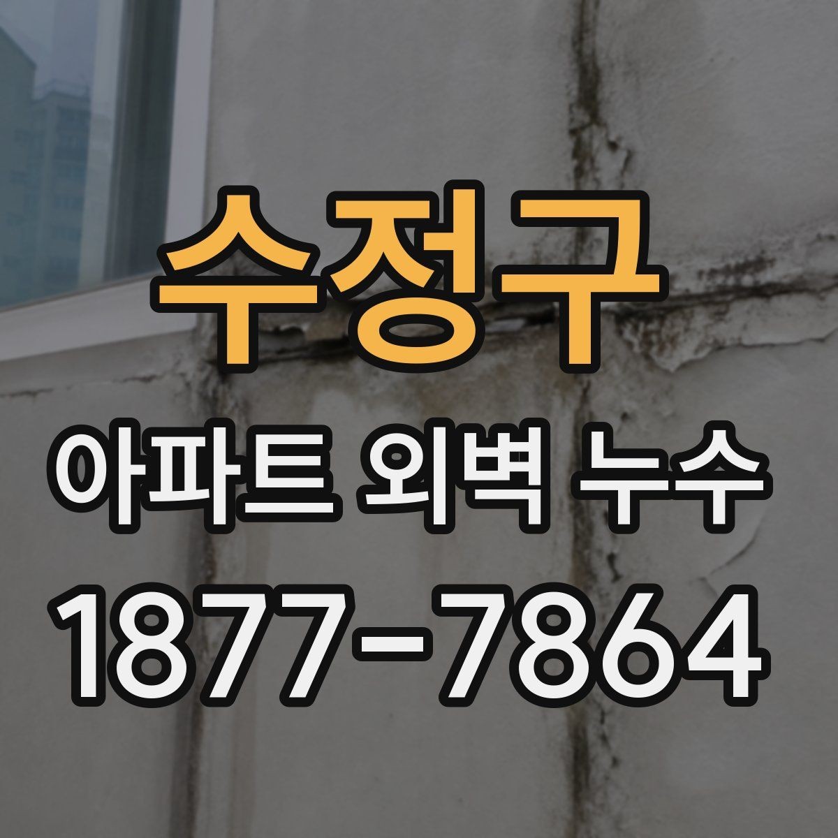 수정구 아파트 외벽 누수 재발 방지를 위한 마무리 점검
