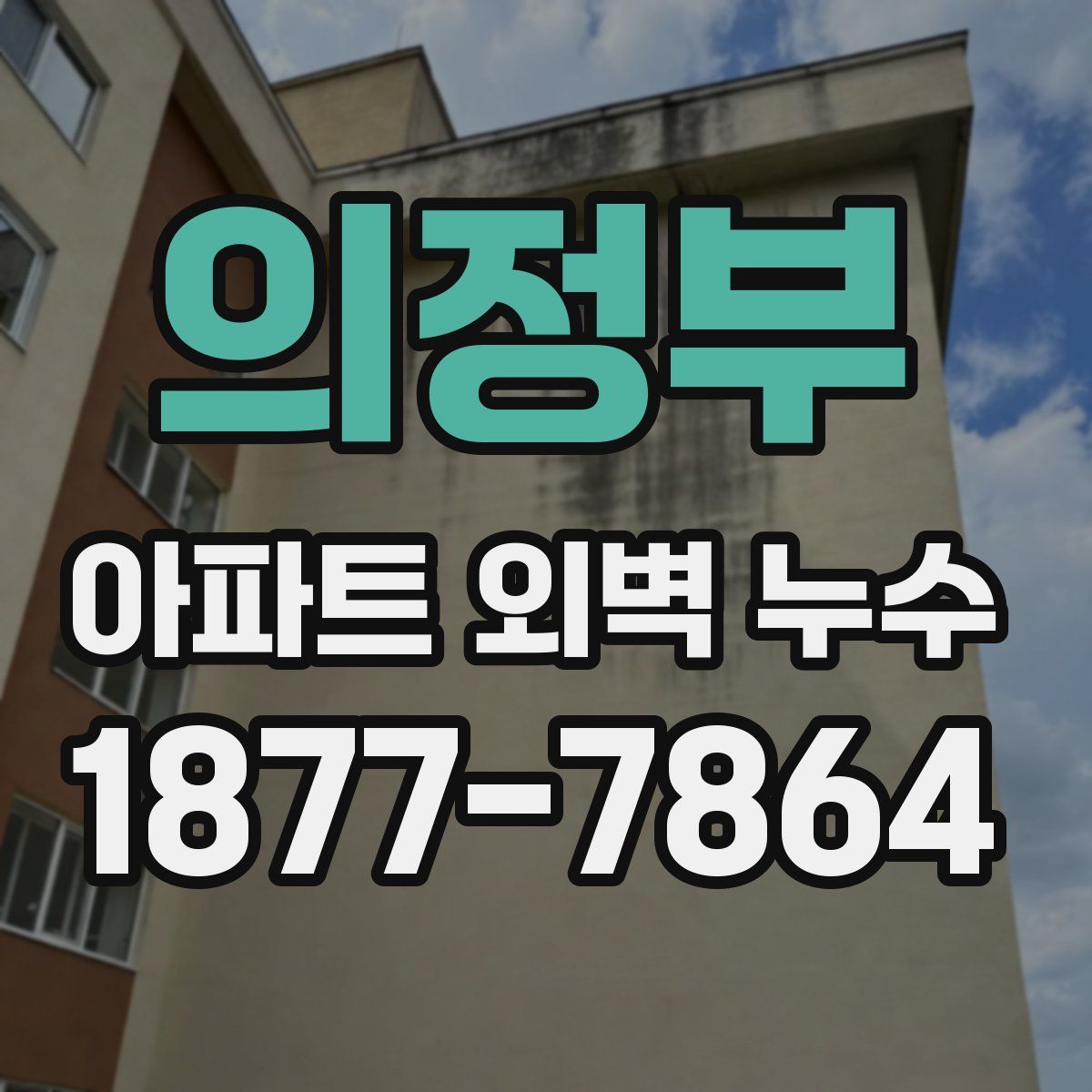 의정부 아파트 외벽 누수