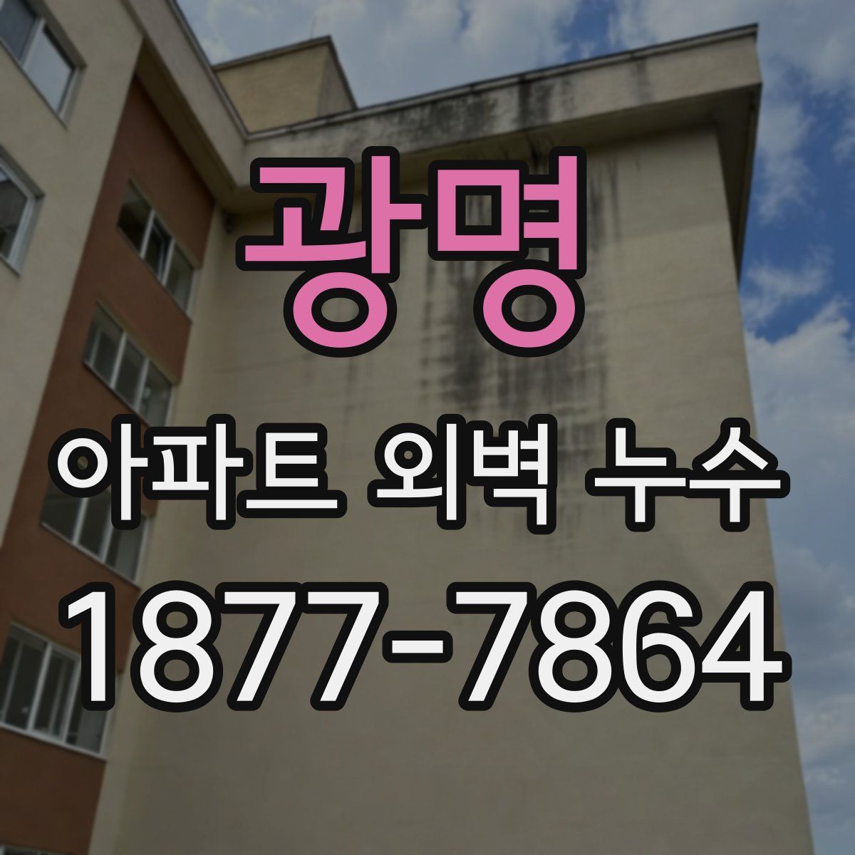 광명 아파트 외벽 누수