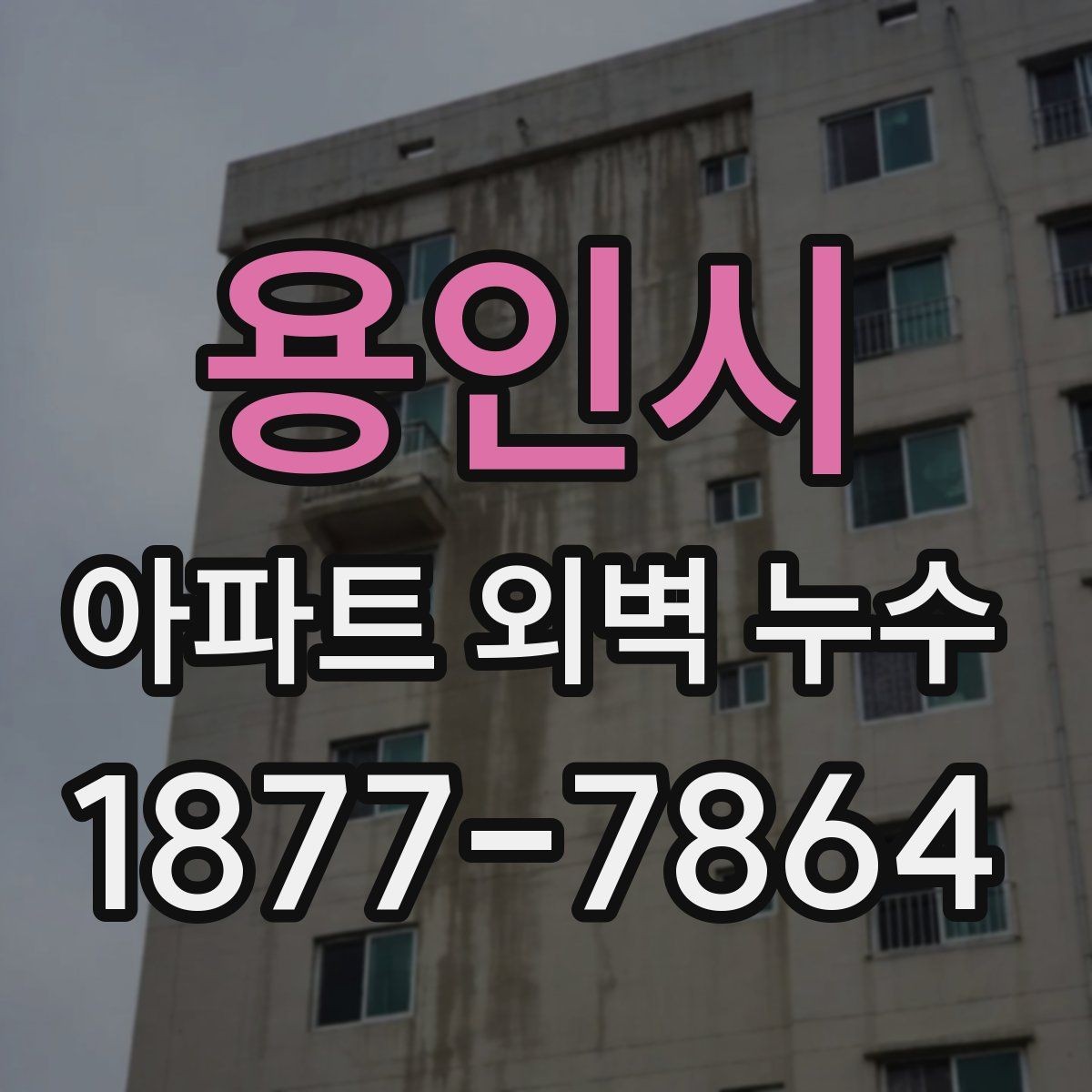 용인시 아파트 외벽 누수 사진으로 남겨야 할 핵심 장면