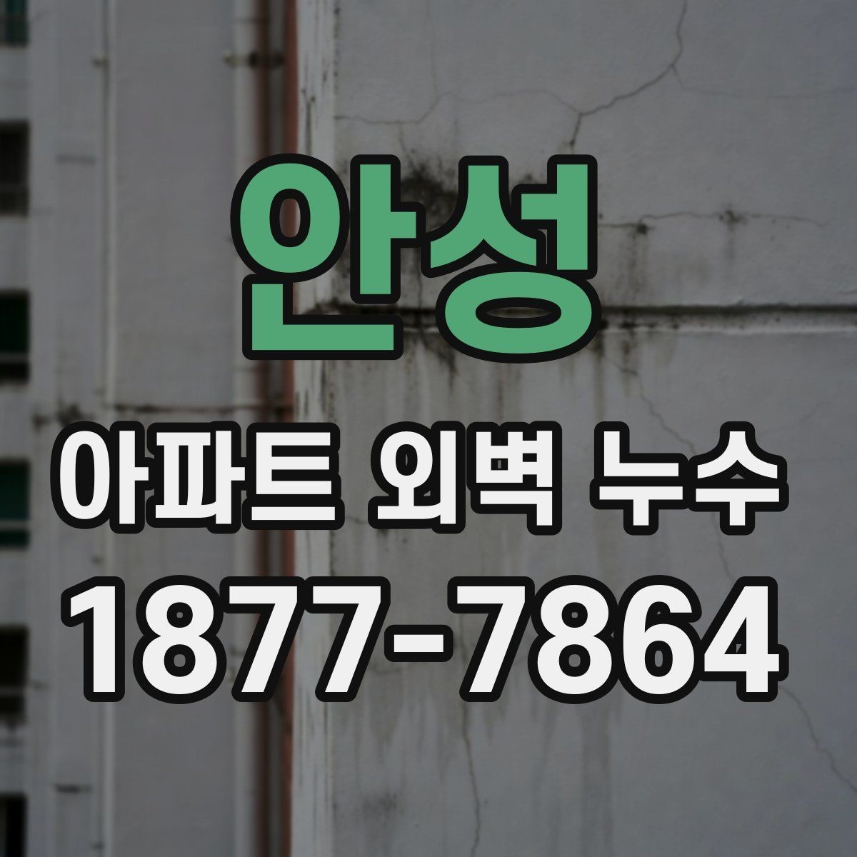 안성 아파트 외벽 누수 겨울철 점검이 필요한 이유