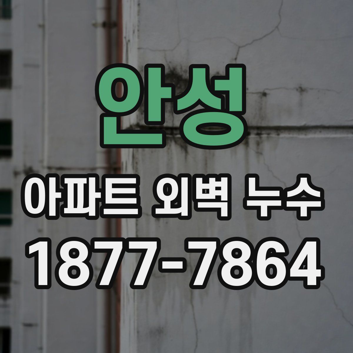 안성 아파트 외벽 누수