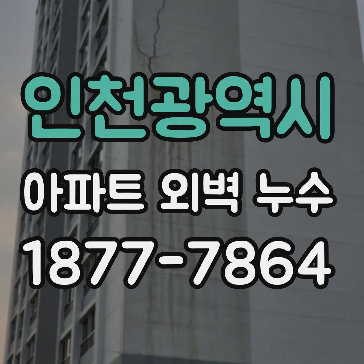 인천광역시 아파트 외벽 누수