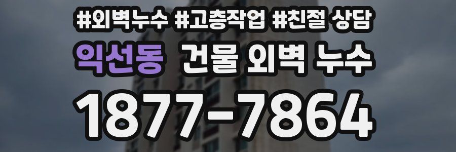 익선동 건물 외벽 누수