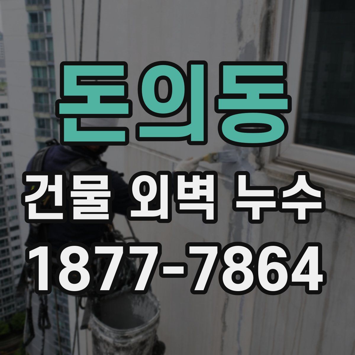 돈의동 건물 외벽 누수