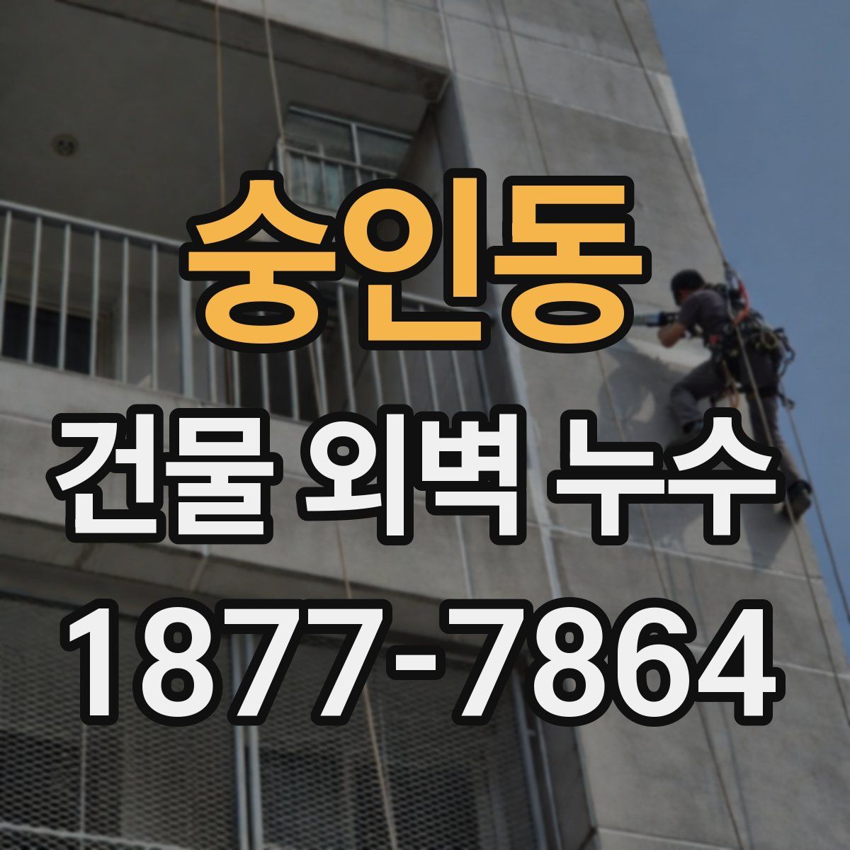 숭인동 건물 외벽 누수