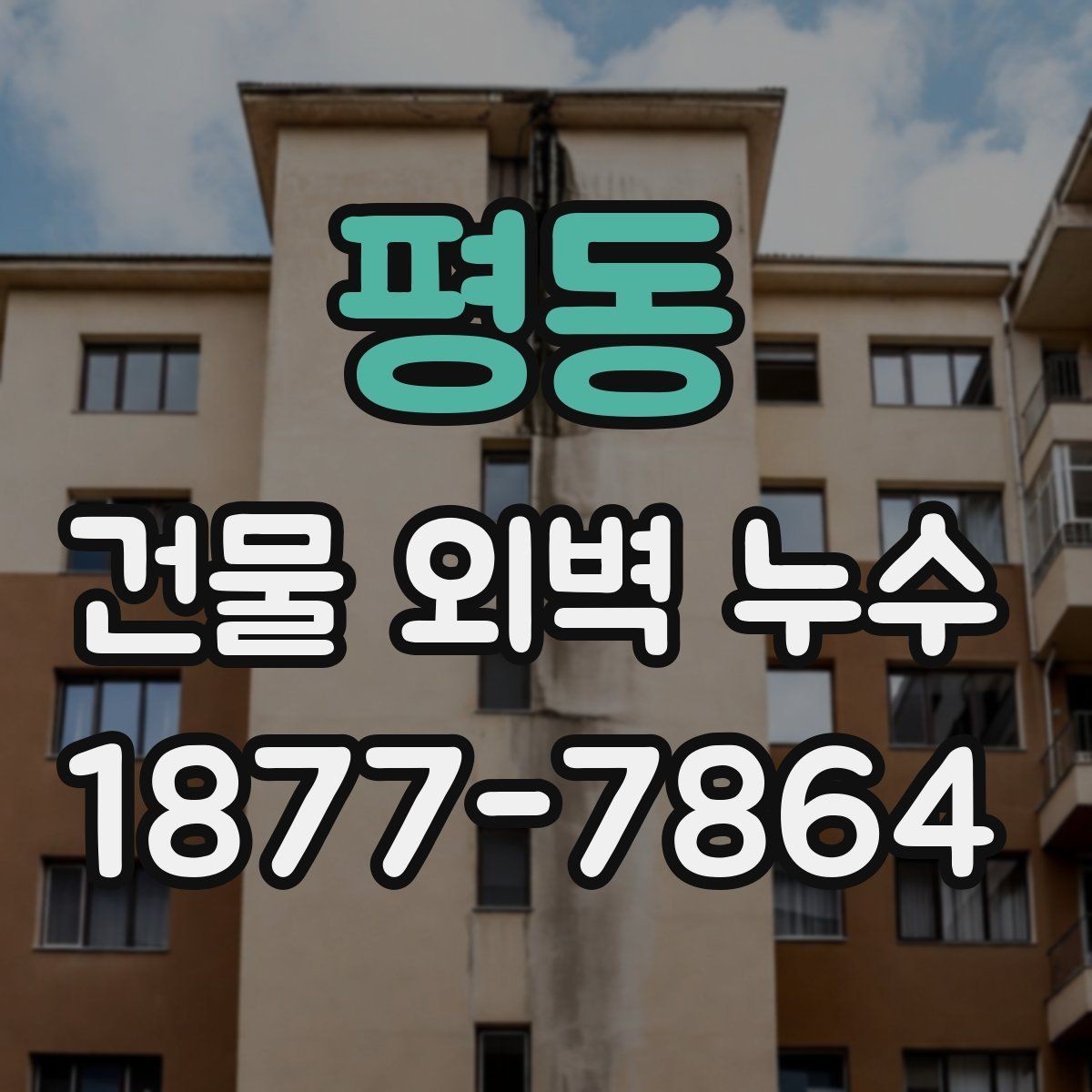 평동 건물 외벽 누수 처리가 늦어지면 생기는 문제