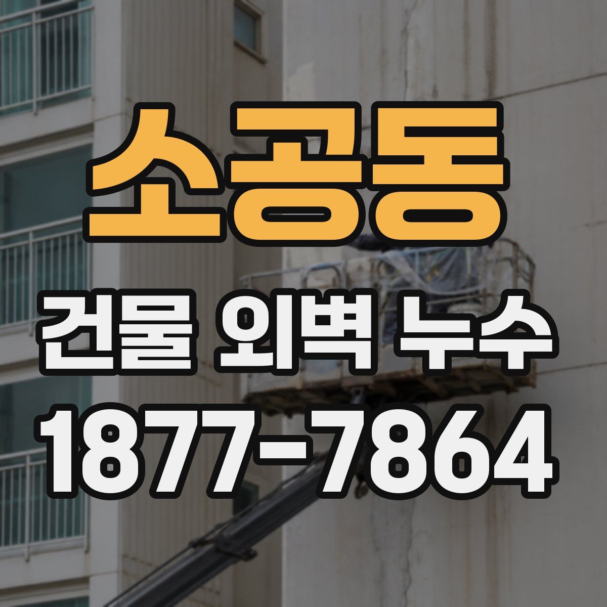 소공동 건물 외벽 누수