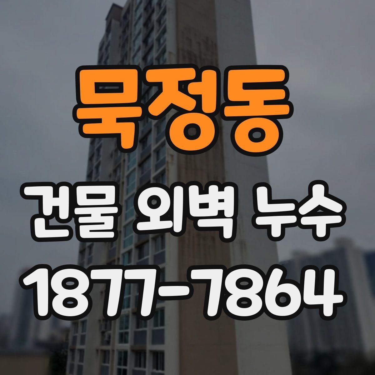 묵정동 건물 외벽 누수 문제를 줄이는 외벽 관리법