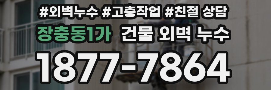 장충동1가 건물 외벽 누수
