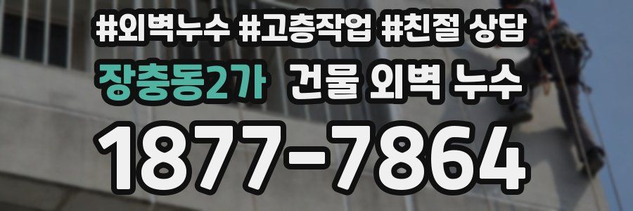 장충동2가 건물 외벽 누수