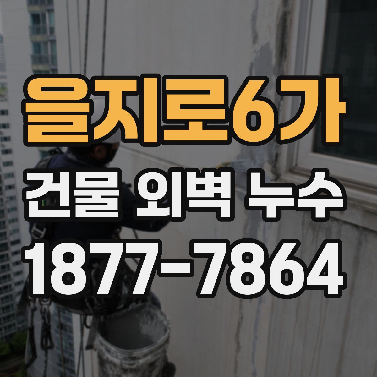 을지로6가 건물 외벽 누수