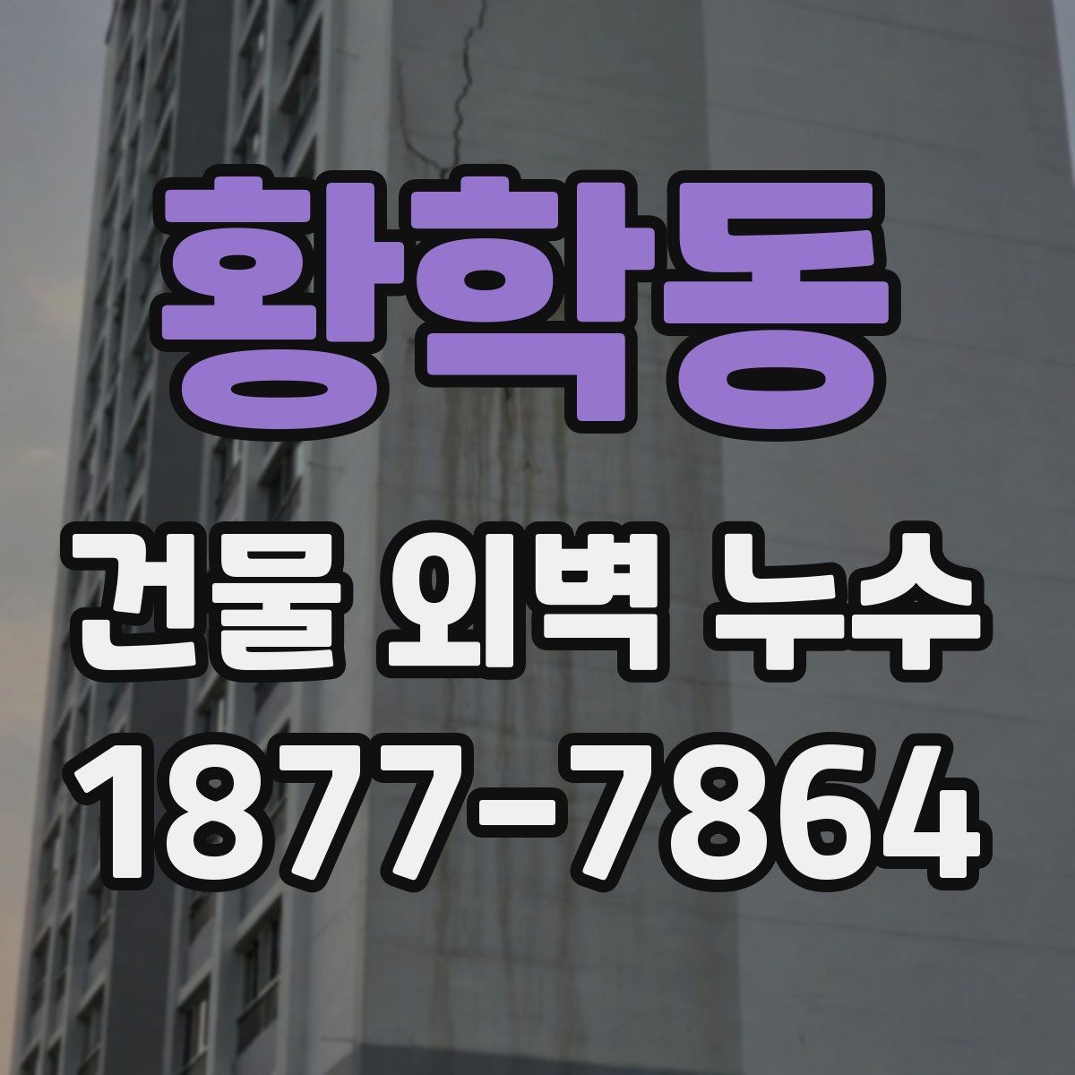황학동 건물 외벽 누수 정밀 점검이 필요한 징후