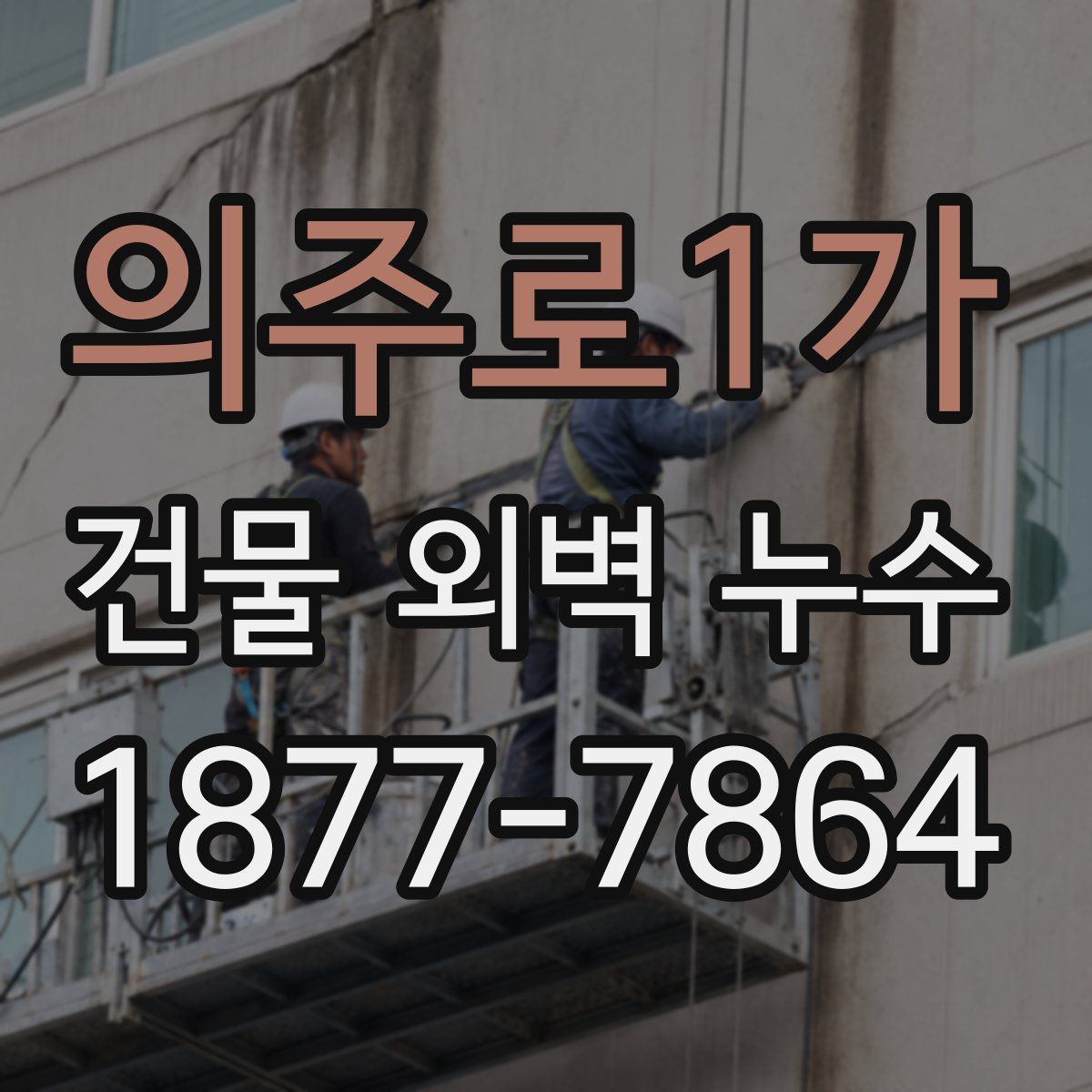 의주로1가 건물 외벽 누수