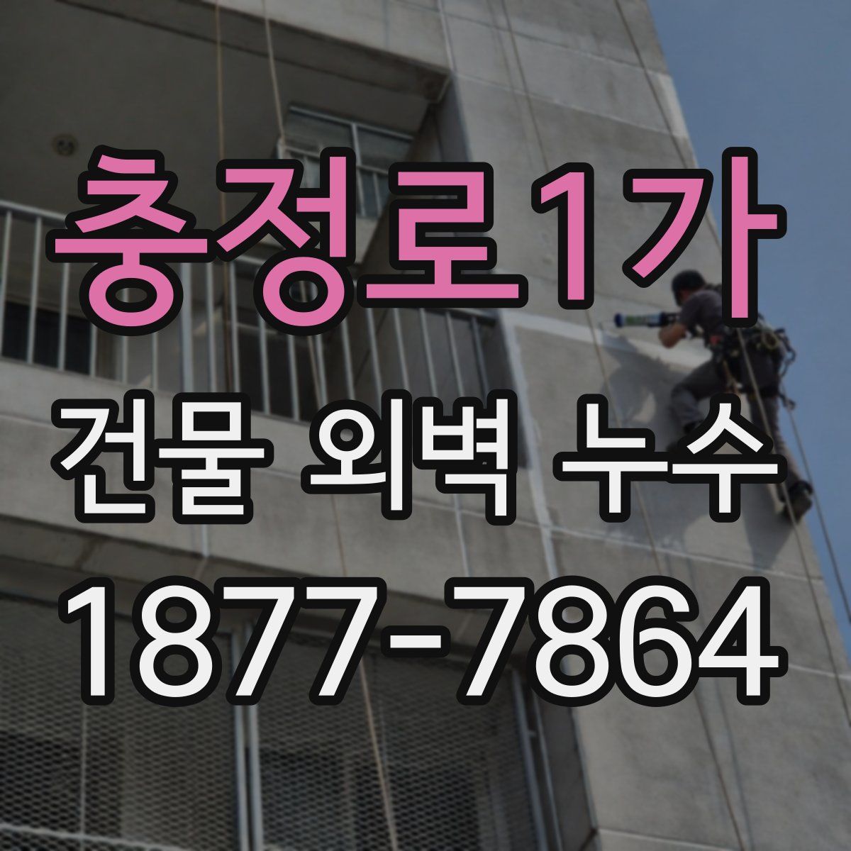 충정로1가 건물 외벽 누수