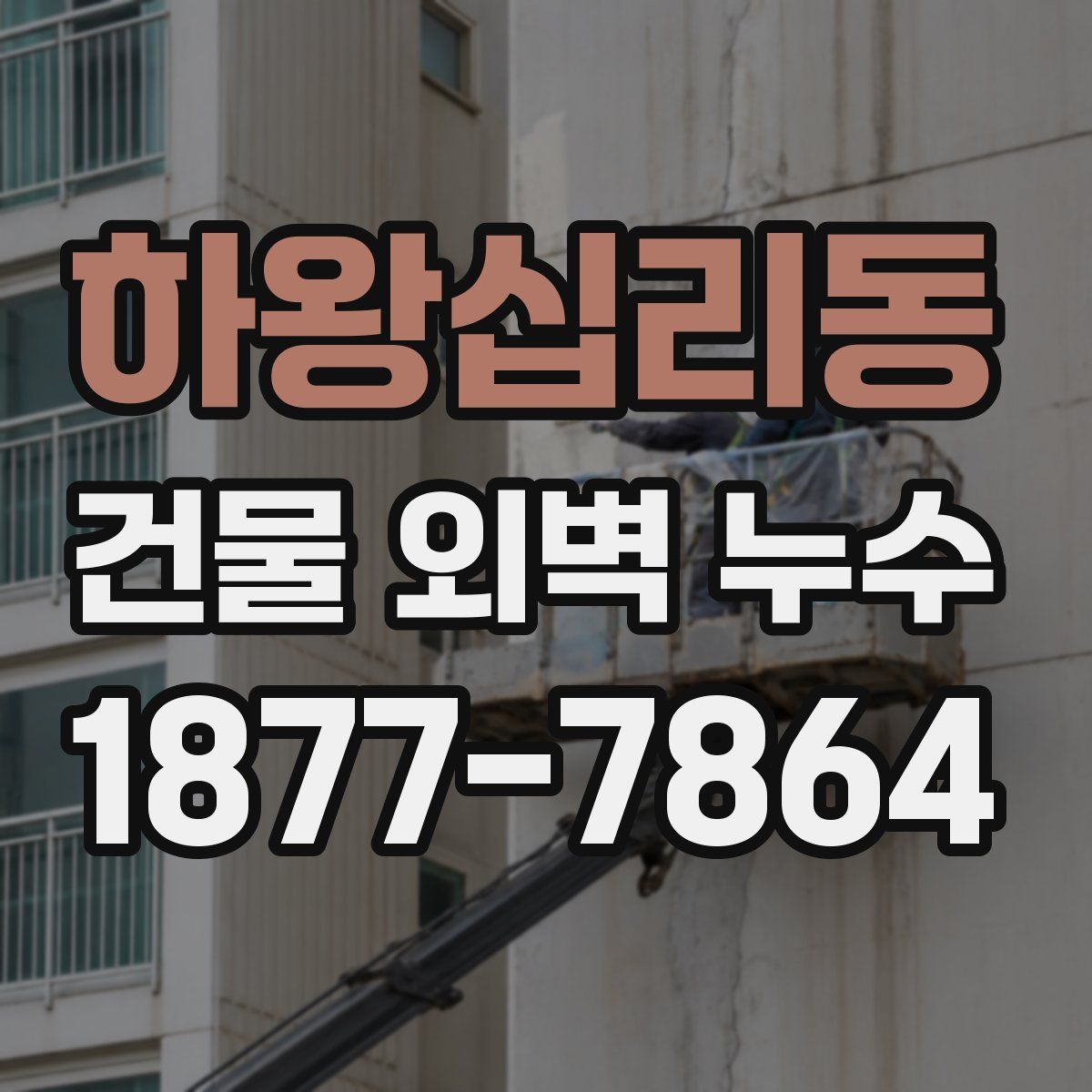 하왕십리동 건물 외벽 누수