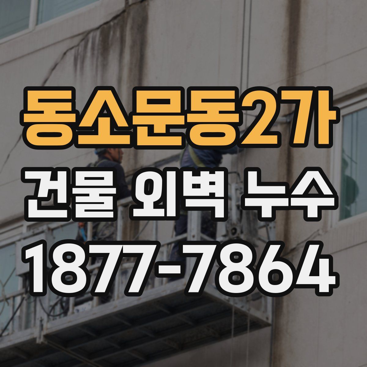 동소문동2가 건물 외벽 누수