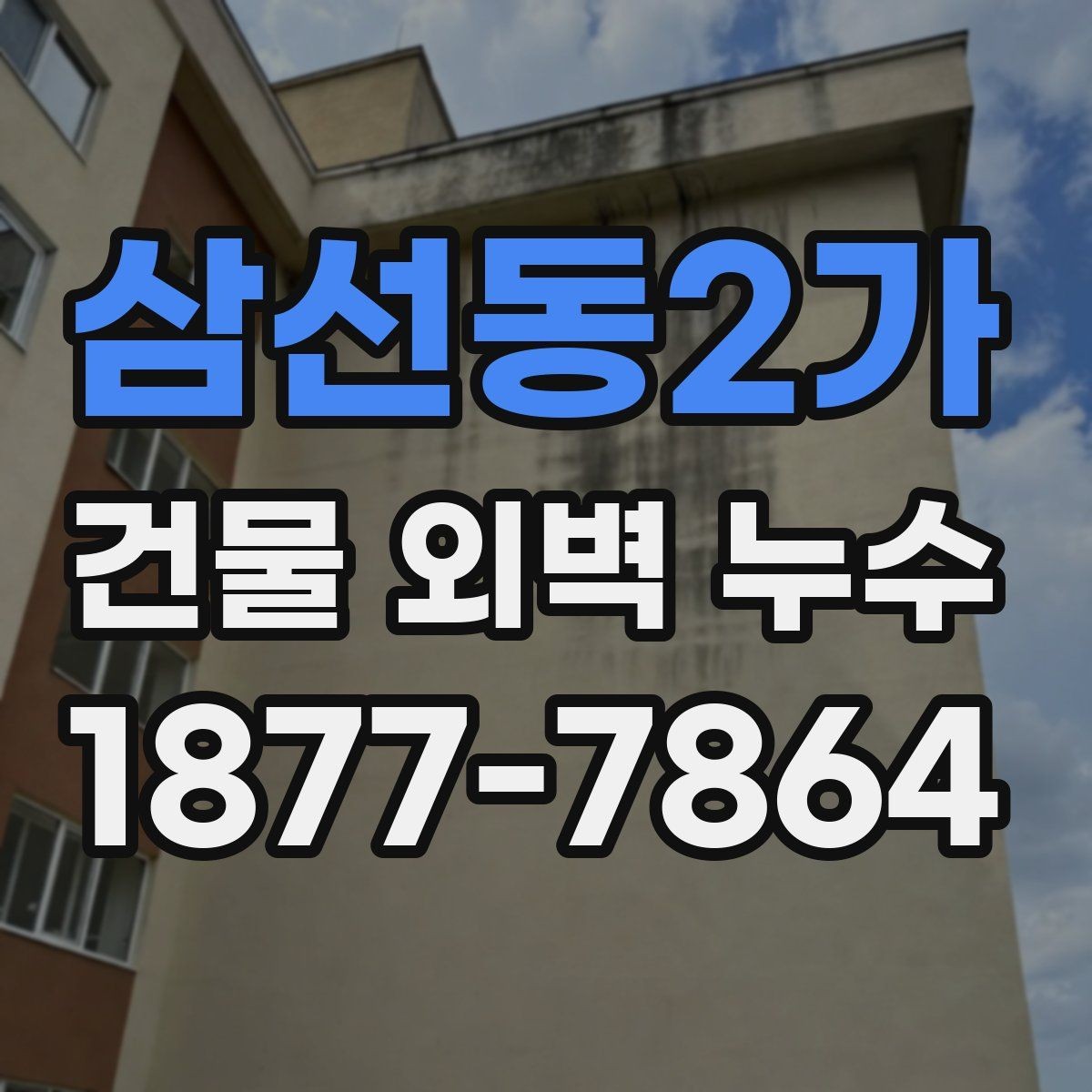 삼선동2가 건물 외벽 누수 보수 시기 판단하는 기준