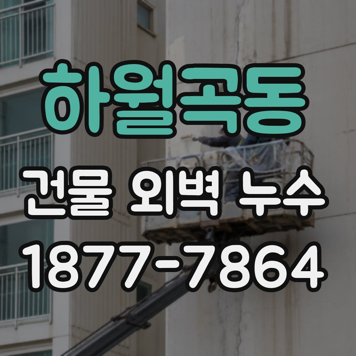 하월곡동 건물 외벽 누수