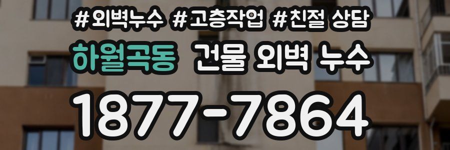 하월곡동 건물 외벽 누수