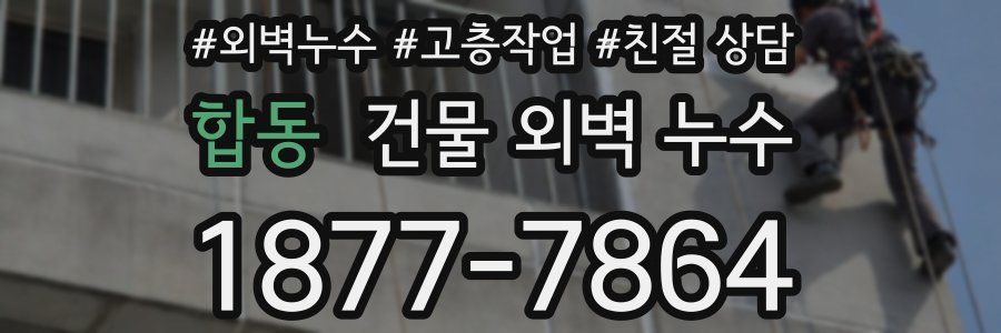 합동 건물 외벽 누수