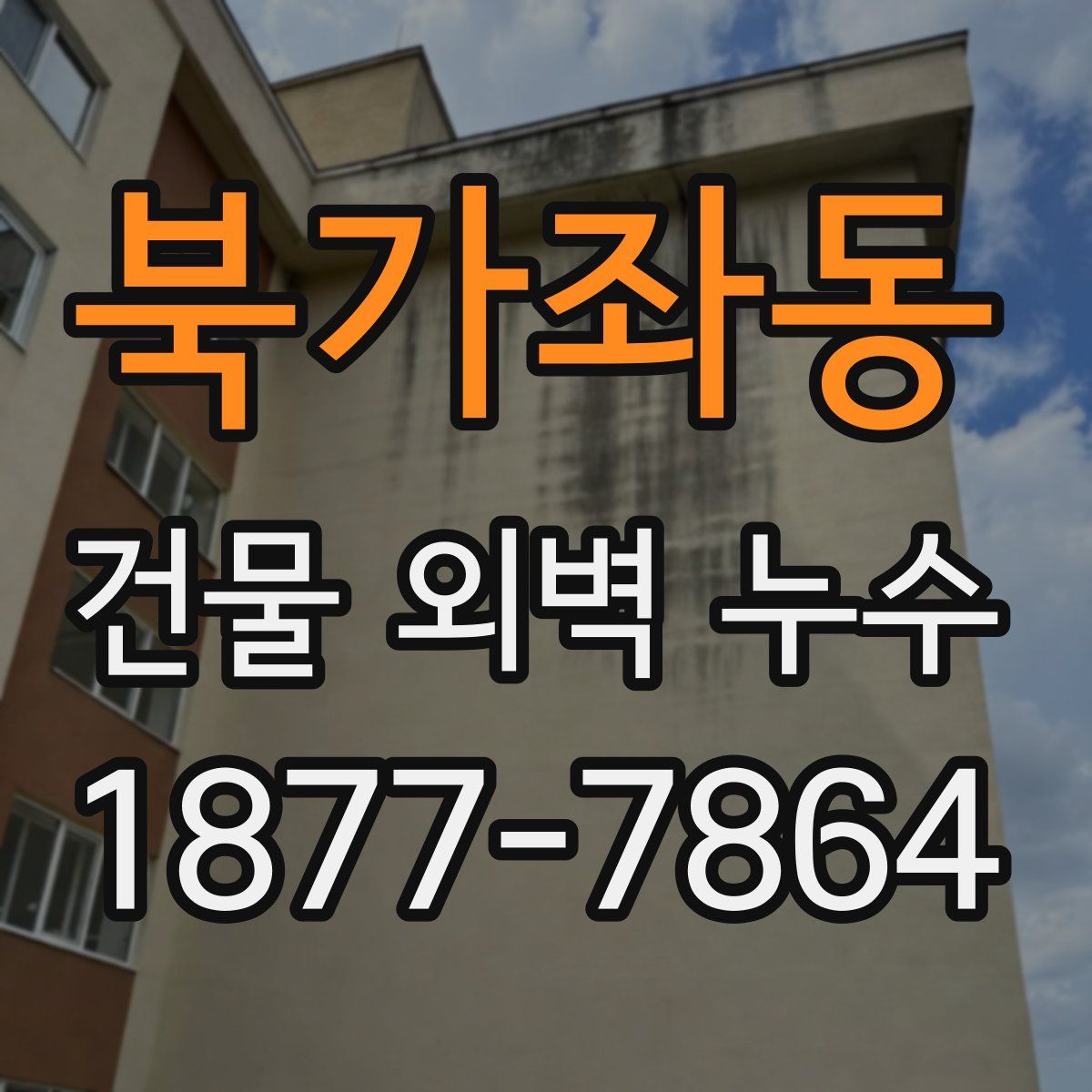 북가좌동 건물 외벽 누수