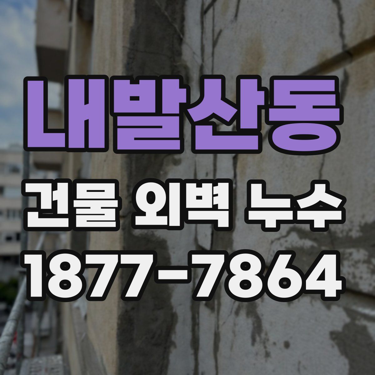 내발산동 건물 외벽 누수
