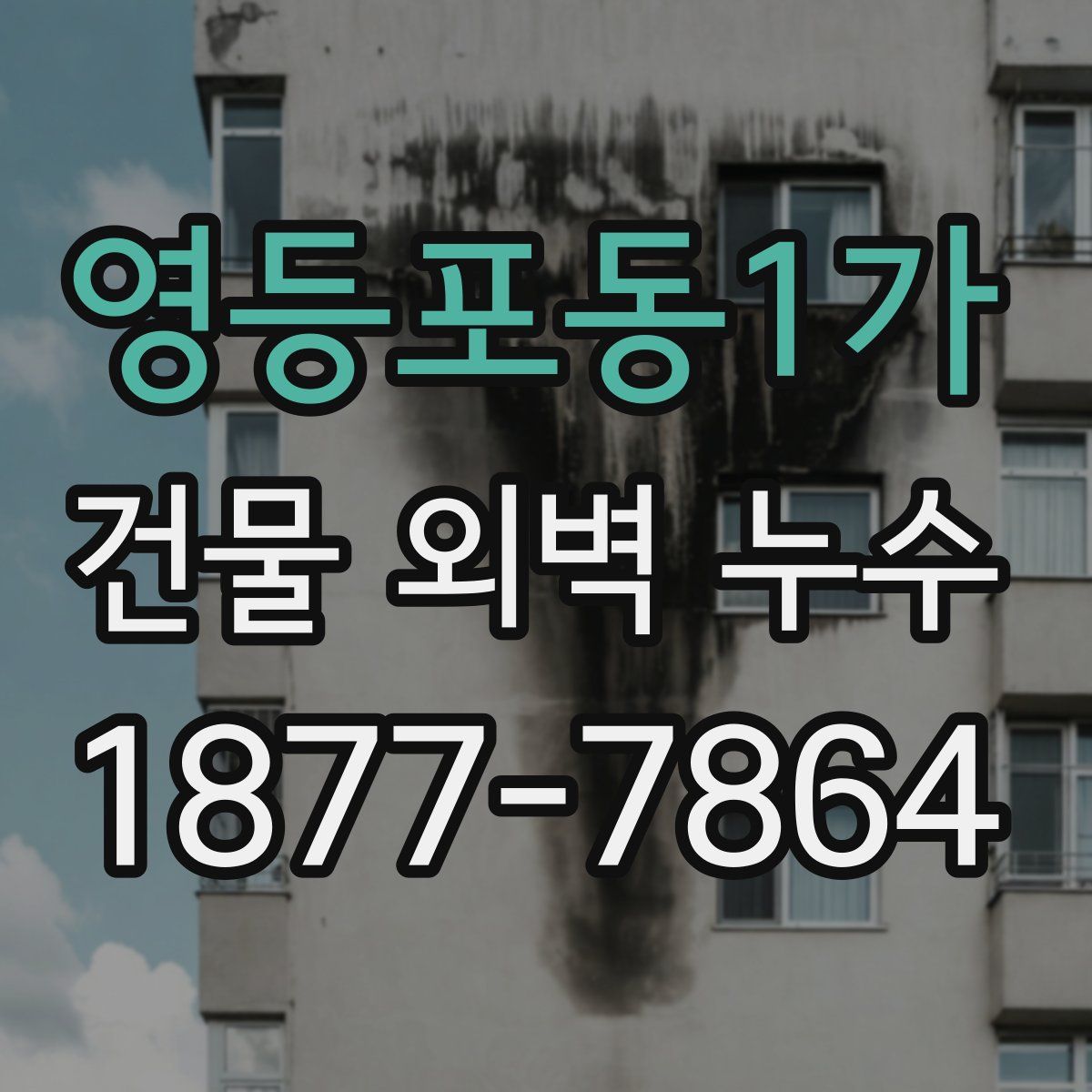 영등포동1가 건물 외벽 누수
