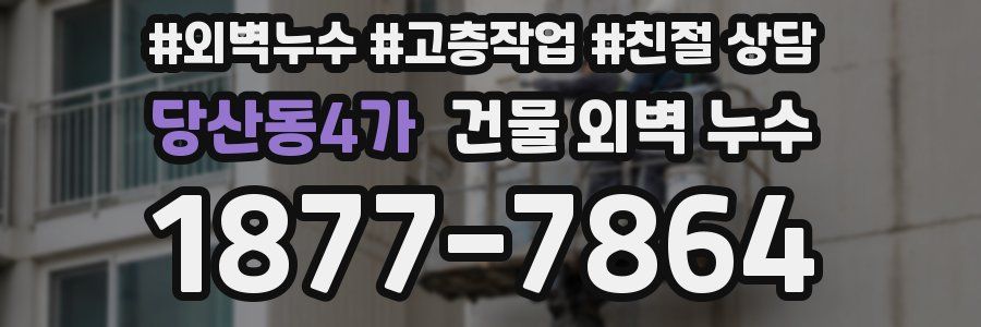 당산동4가 건물 외벽 누수