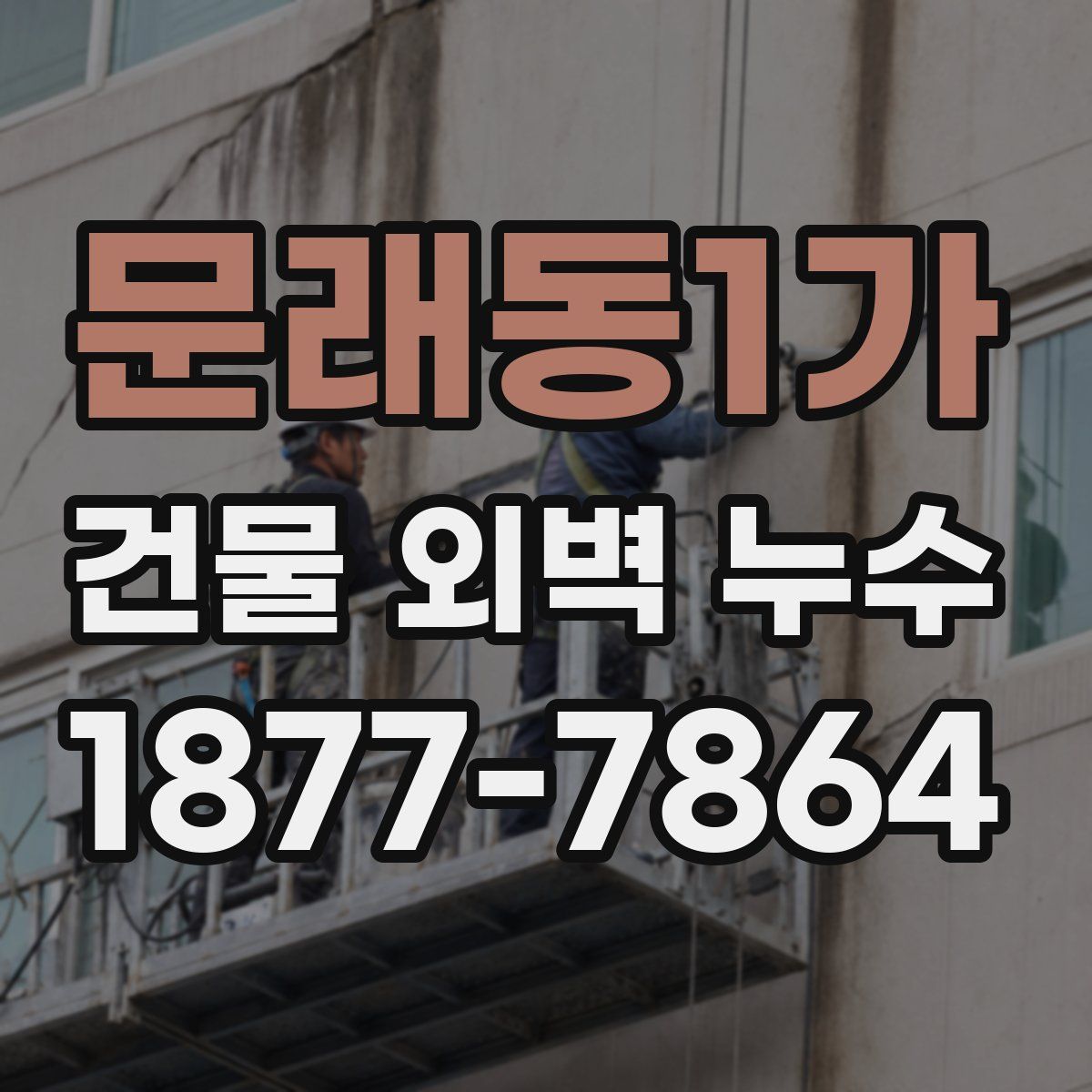 문래동1가 건물 외벽 누수