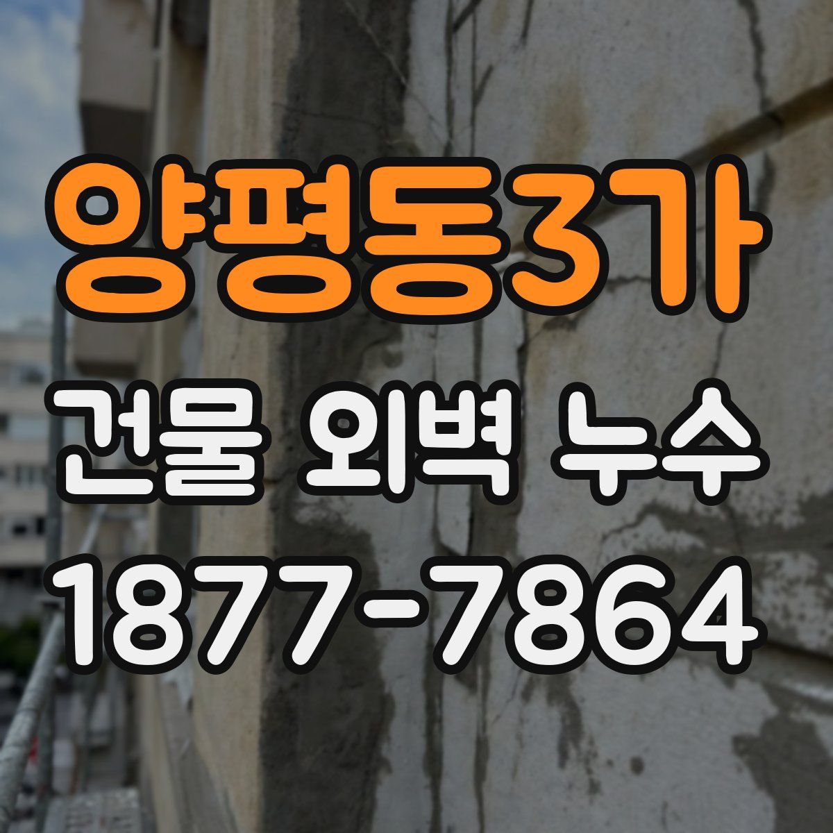 양평동3가 건물 외벽 누수