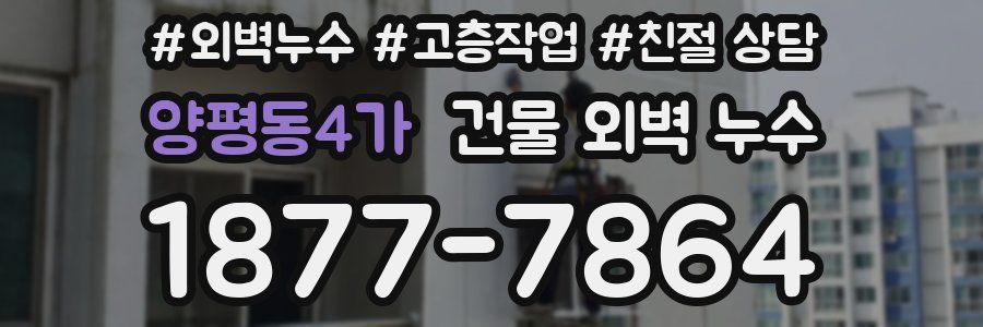 양평동4가 건물 외벽 누수